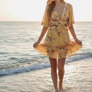 Floral Ruffle Dress